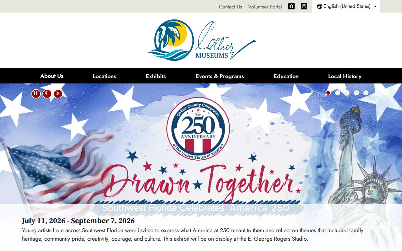 Collier County residents directory museum history collections