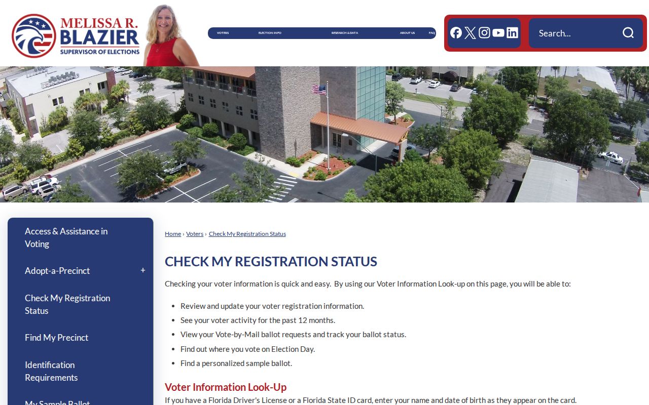 Collier County residents directory voter registration lookup
